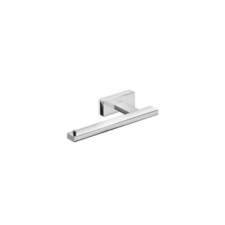 WS Bath Collections Lea Wall Mounted Single Post Toilet Paper Holder Polished Chrome