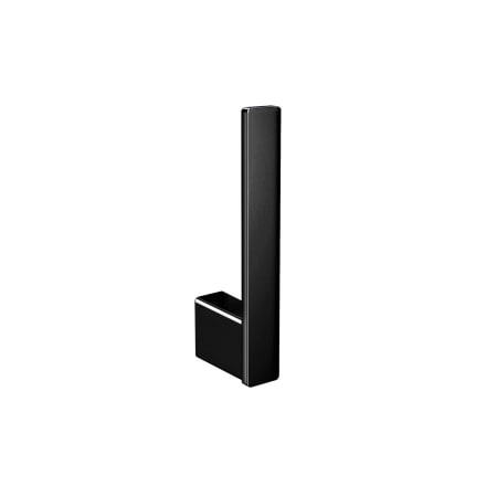 WS Bath Collections Loft Wall Mounted Euro Toilet Paper Holder Matte Black