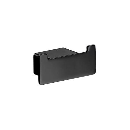 WS Bath Collections Loft Double Robe Hook Matte Black