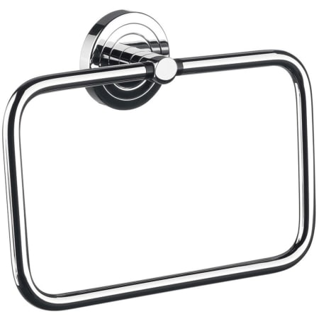 WS Bath Collections Polo 8-5/16" Wall Mounted Towel Ring Polished Chrome