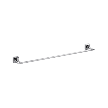 WS Bath Collections Quadro Wall Mounted 25.2" Towel Bar Polished Chrome