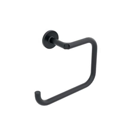 WS Bath Collections Sbeca 8-11/16" Wall Mounted Towel Ring Matte Black