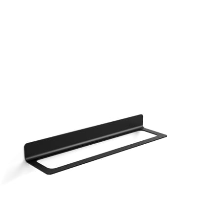 WS Bath Collections Seta 17" Wall Mounted Towel Bar Black