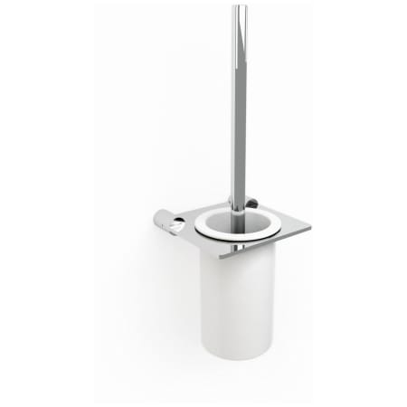WS Bath Collections Strika Wall Mounted Toilet Brush Holder Stainless Steel