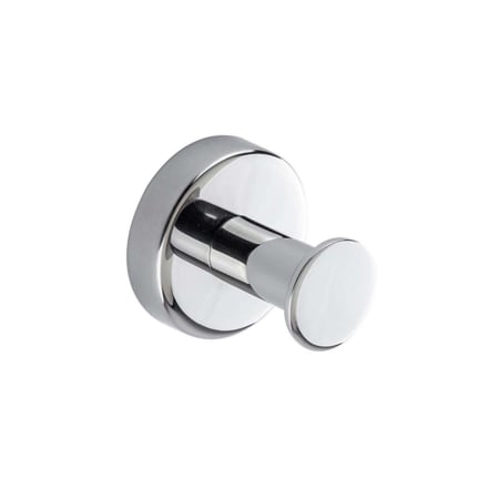 WS Bath Collections Styl Single Robe Hook Polished Stainless Steel