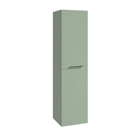 WS Bath Collections Tulipa 55-1/8" Engineered Wood Wall Mounted Linen Tower Matte Leaf