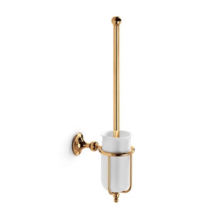 WS Bath Collections Venessia Wall Mounted Toilet Brush Holder Gold