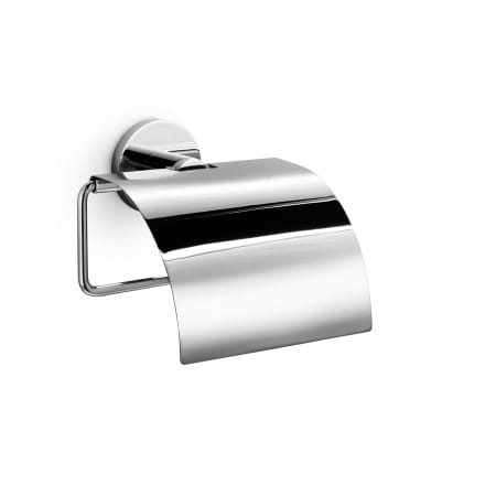 WS Bath Collections Napie 5" Wall Mounted Bar Style Single Post Tissue Holder with Cover Polished Chrome