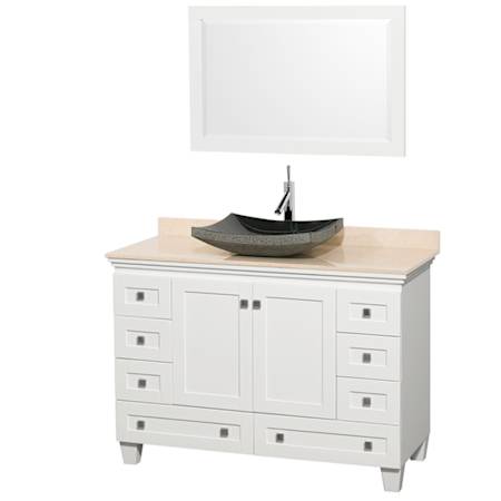 Wyndham Collection-WC-CG8000-48-SGL-VAN-Ivory Top / Alternate Sink 2