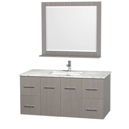 Wyndham Collection-WC-WHE009-48-UM-VAN-White Carrera Marble Top