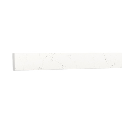 Wyndham Collection 24" L x 3" H Backsplash Carrara Cultured Marble