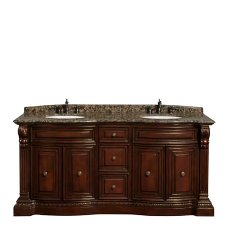 Front Vanity View with Baltic Brown Top