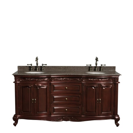 Front Vanity View with Imperial Brown Top