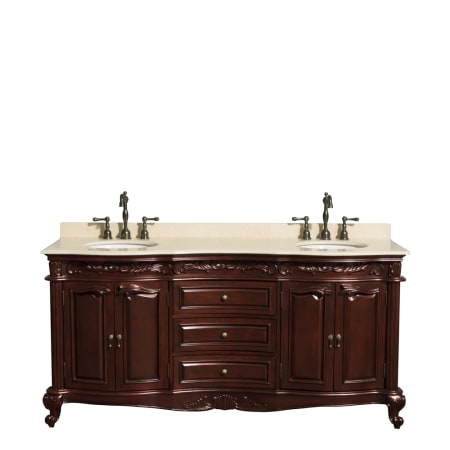 Front Vanity View with Ivory Top