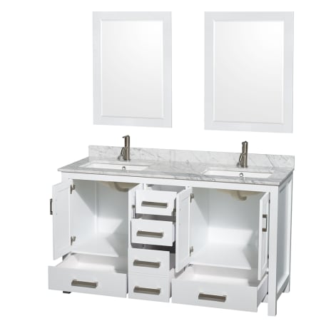 Wyndham Collection-WCS141460DUNOM24-Open Vanity View