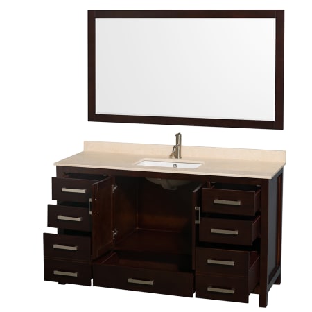 Wyndham Collection-WCS141460SUNOM58-Open Vanity View