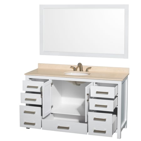 Wyndham Collection-WCS141460SUNOM58-Open Vanity View with Mirror