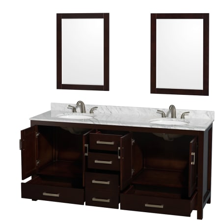 Wyndham Collection-WCS141472DUNOM24-Open Vanity View