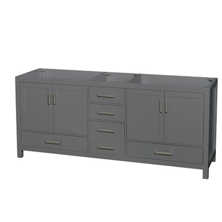 Dark Gray / Brushed Chrome Hardware
