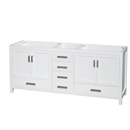 White / Brushed Chrome Hardware