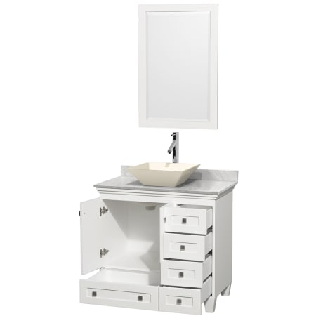 Open Vanity View with Mirror