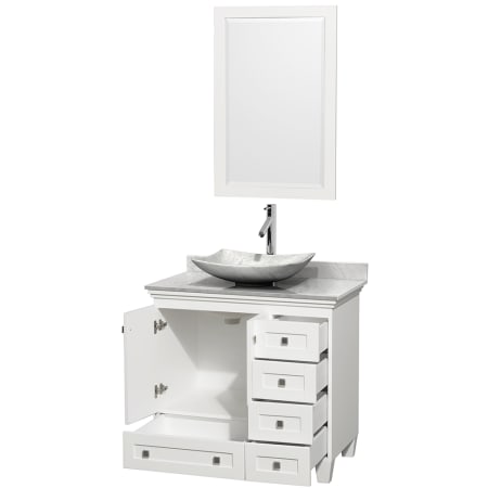 Open Vanity View with Mirror