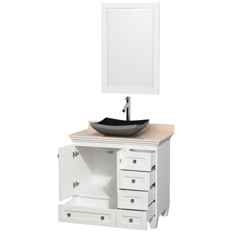 Open Vanity View with Mirror