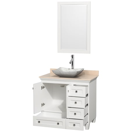 Open Vanity View with Mirror