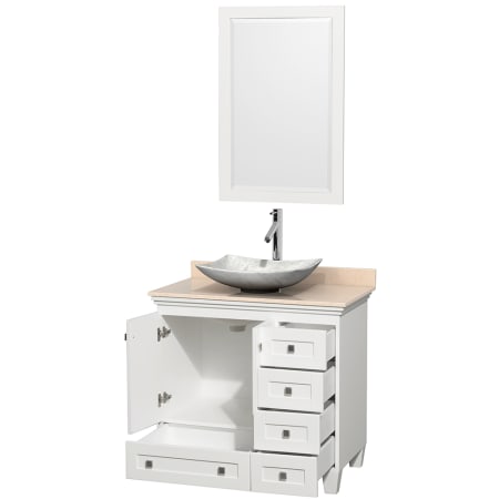 Open Vanity View with Mirror