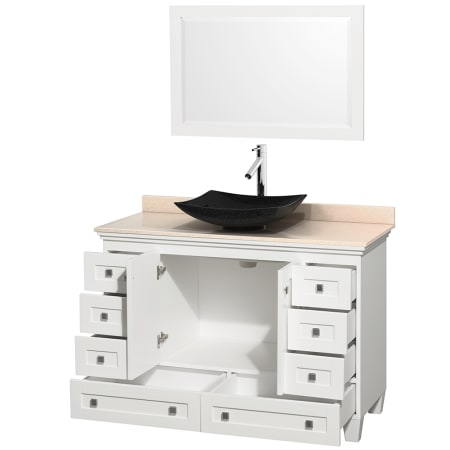 Open Vanity View with Mirror