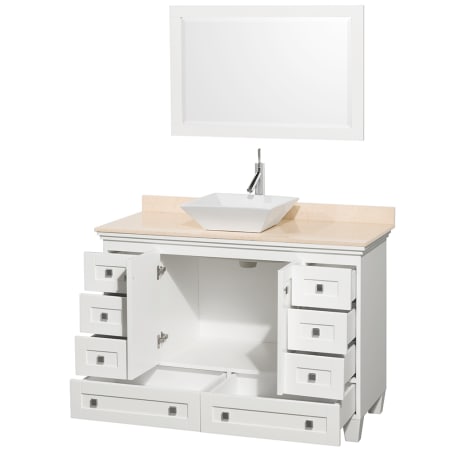 Open Vanity View with Mirror