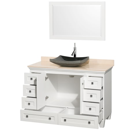 Open Vanity View with Mirror