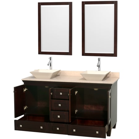 Open Vanity View with Mirror