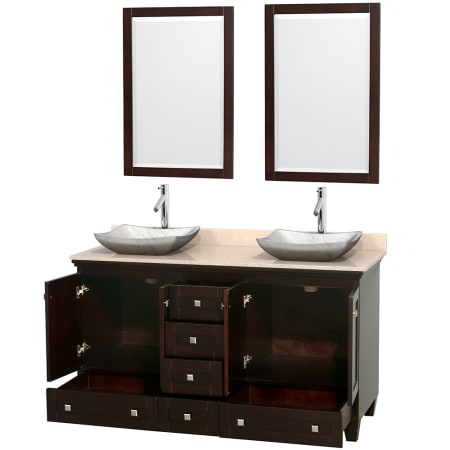 Open Vanity View with Mirror