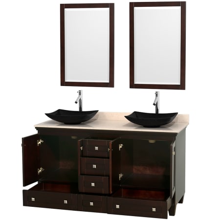 Open Vanity View with Mirror