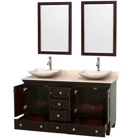 Open Vanity View with Mirror