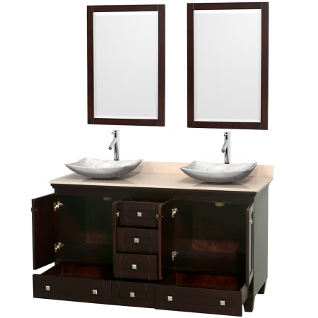 Open Vanity View with Mirror