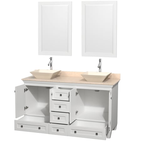 Open Vanity View with Mirror