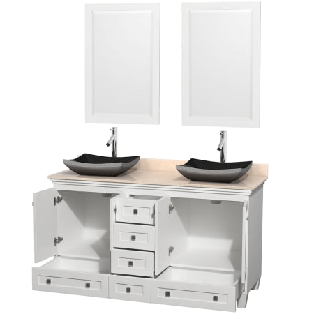 Open Vanity View with Mirror