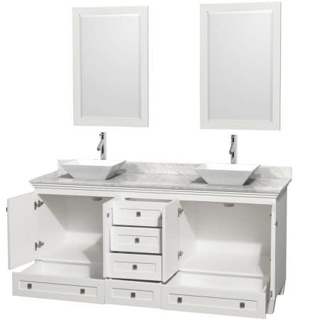 Open Vanity View with Mirror