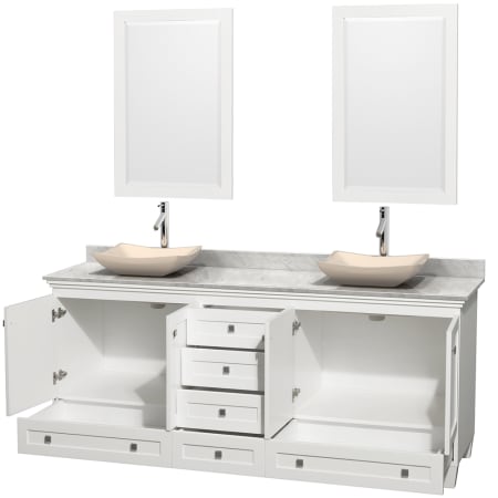 Open Vanity View with Mirror