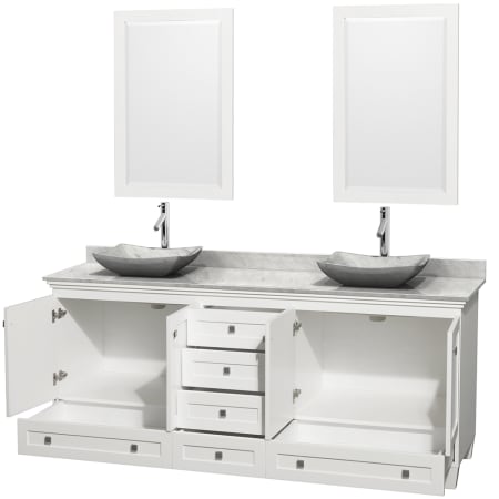 Open Vanity View with Mirror