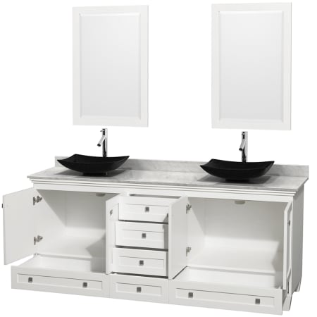 Open Vanity View with Mirror