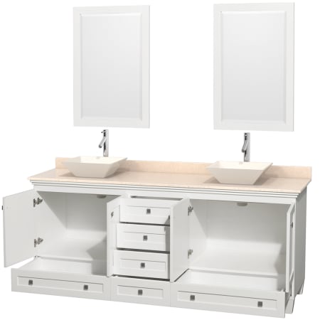 Open Vanity View with Mirror