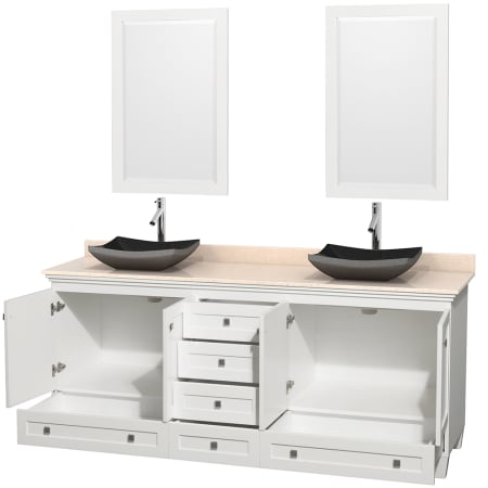 Open Vanity View with Mirror