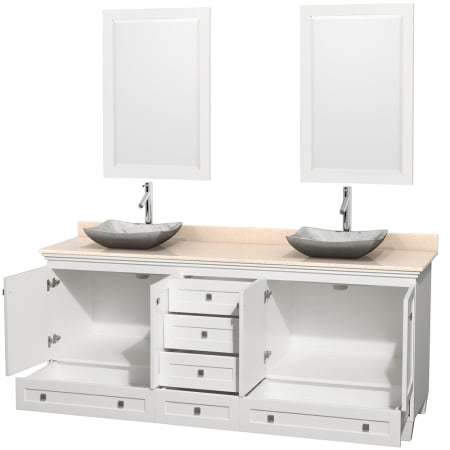 Open Vanity View with Mirror