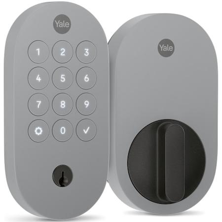 Yale Smart Lock Single Cylinder Electronic Keypad Keyless Entry Deadbolt with Bluetooth Ash