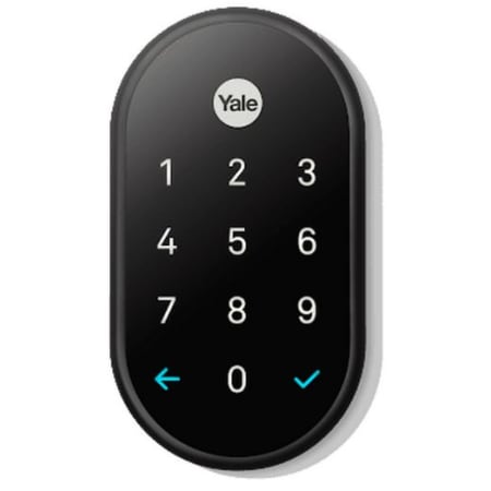Yale Google Nest x Yale Keyless Entry Deadbolt with Nest Connect Black Suede Powder Coat