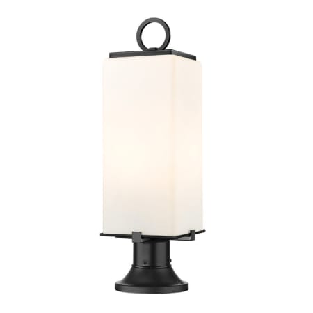 Z-Lite Sana 2 Light 22" Tall Outdoor Pier Mount Post Light Black