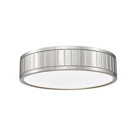 Z-Lite Madison 13" Wide LED Flush Mount Drum Ceiling Fixture Brushed Nickel